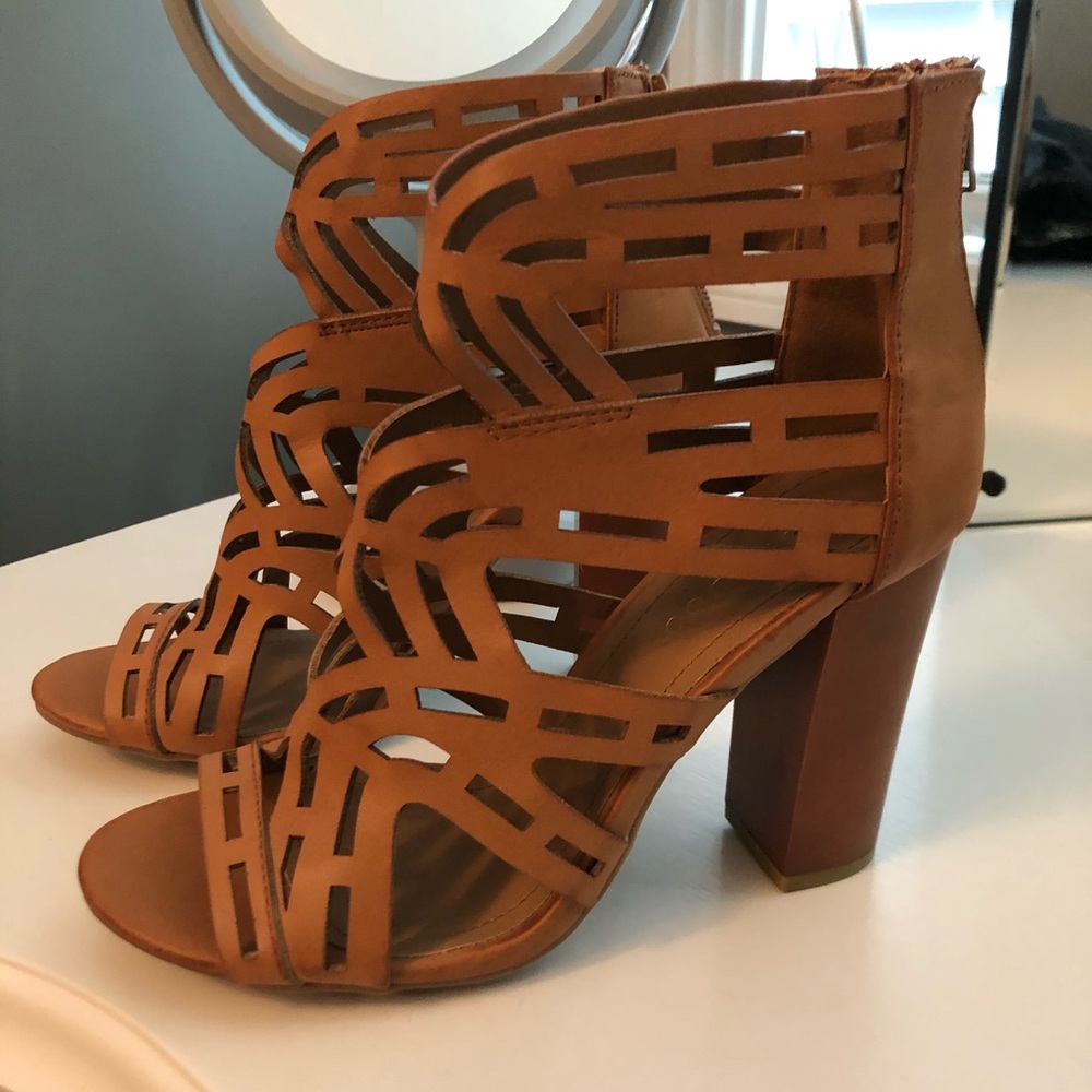 Beautiful Bamboo high heeled sandals